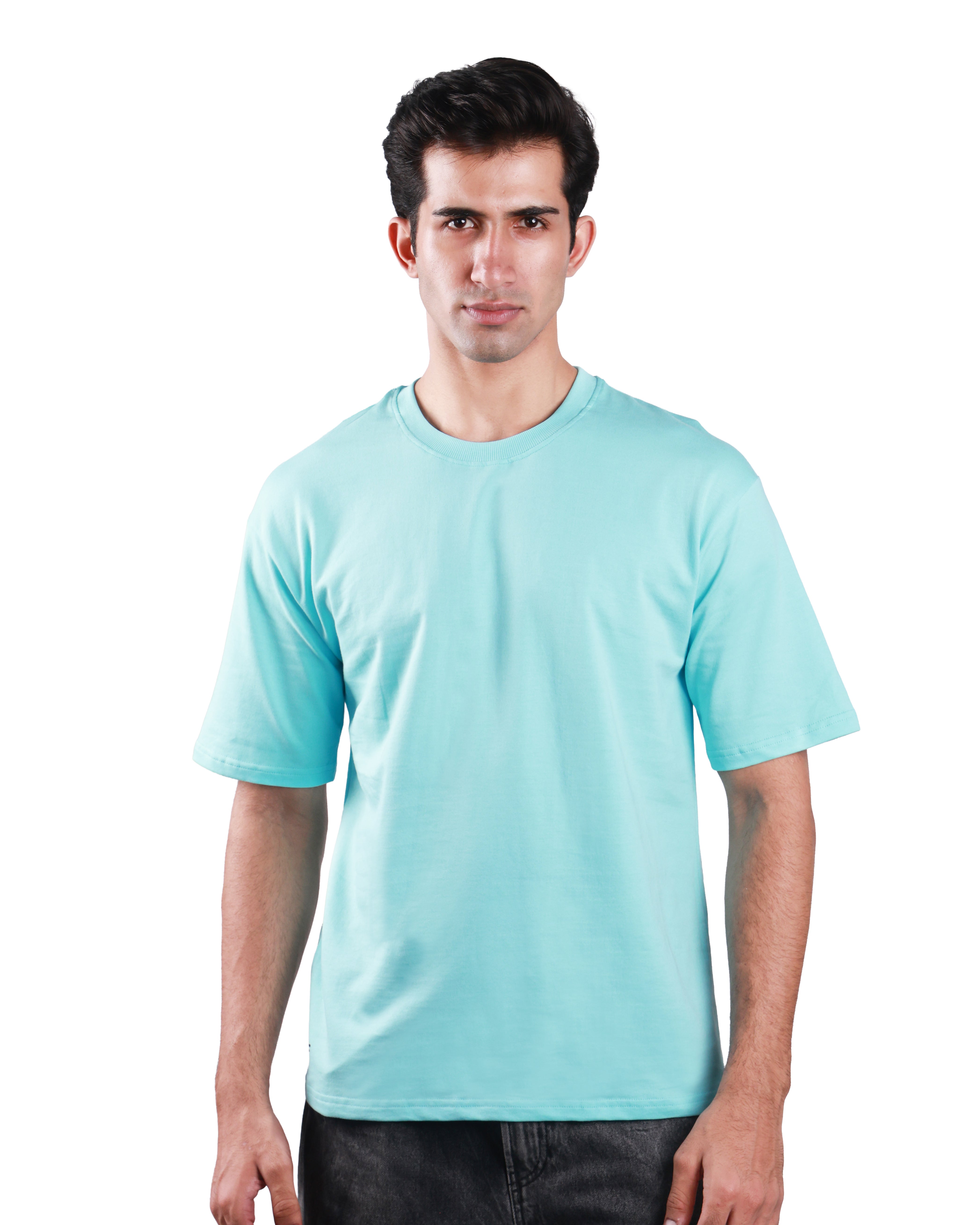 Heavy Duty Oversized T shirt - Aruba Blue